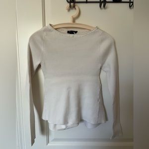 White House black market white sweater